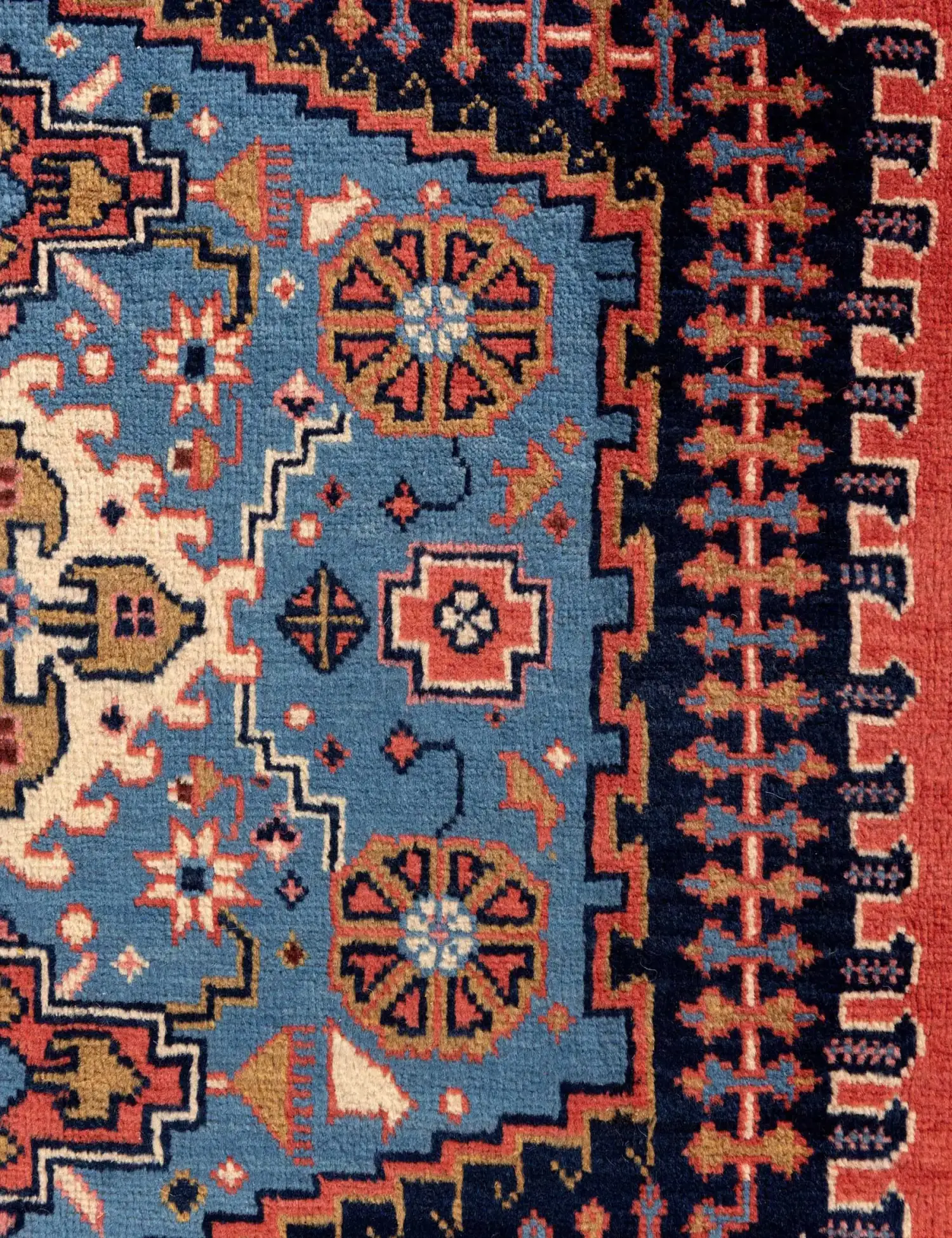 Rot Persien Vis 322 x 200 cm - Einzigartiger handgefertigter Teppich