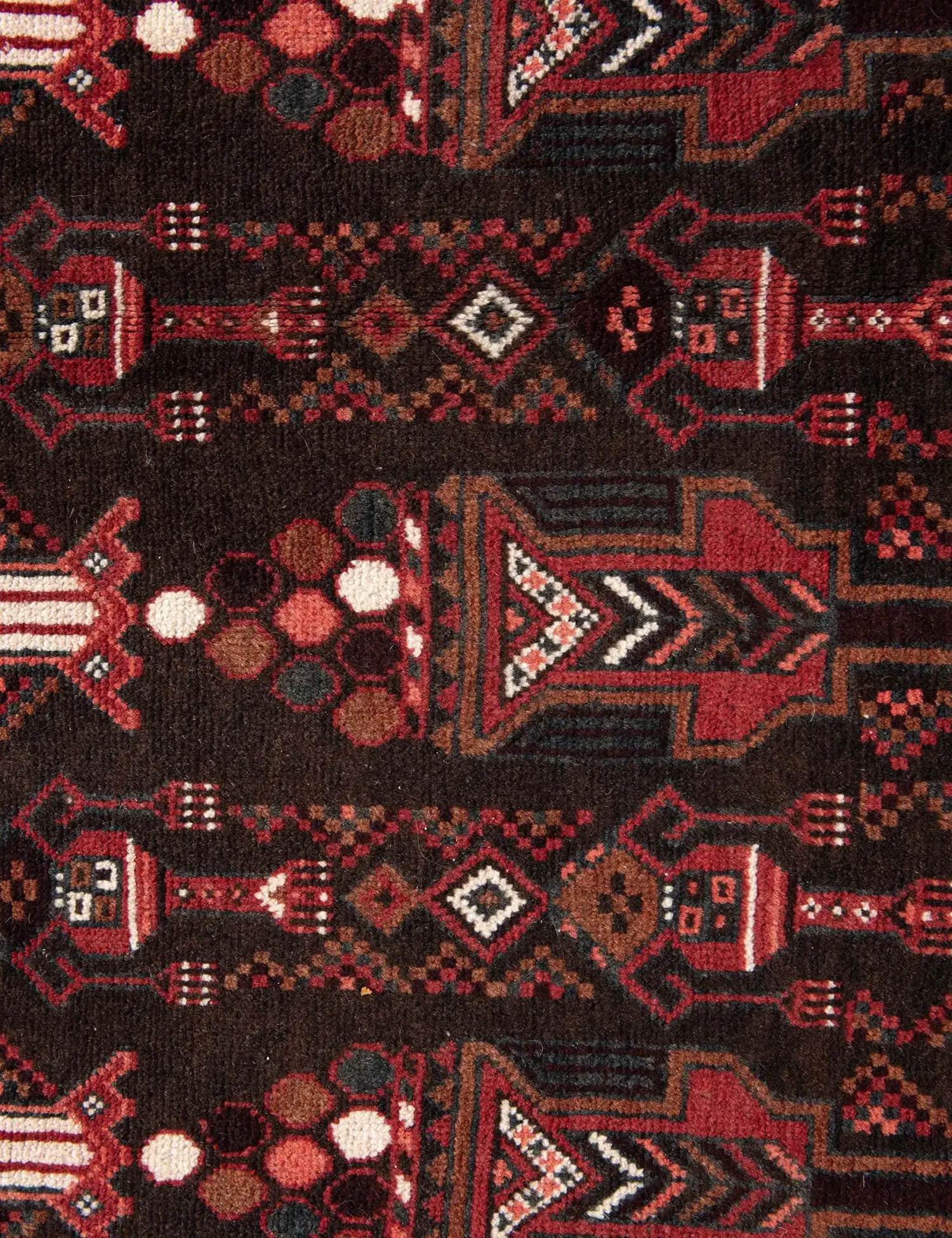 Rouge Persan Hamadan 284 x 156 cm - Tapis fait main unique