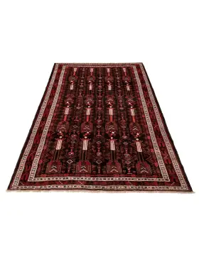 Rød Persia Hamadan  284 x 156 cm