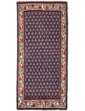 Blå Persien Hamadan  130 x 60 cm