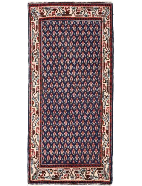 Blau Persien Hamadan  130 x 60 cm