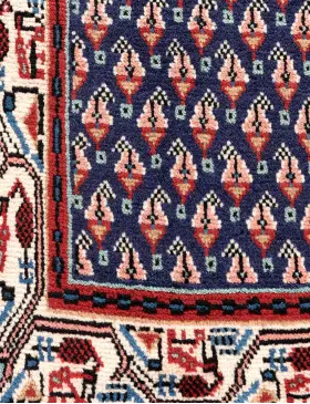 Blå Persien Hamadan  130 x 60 cm