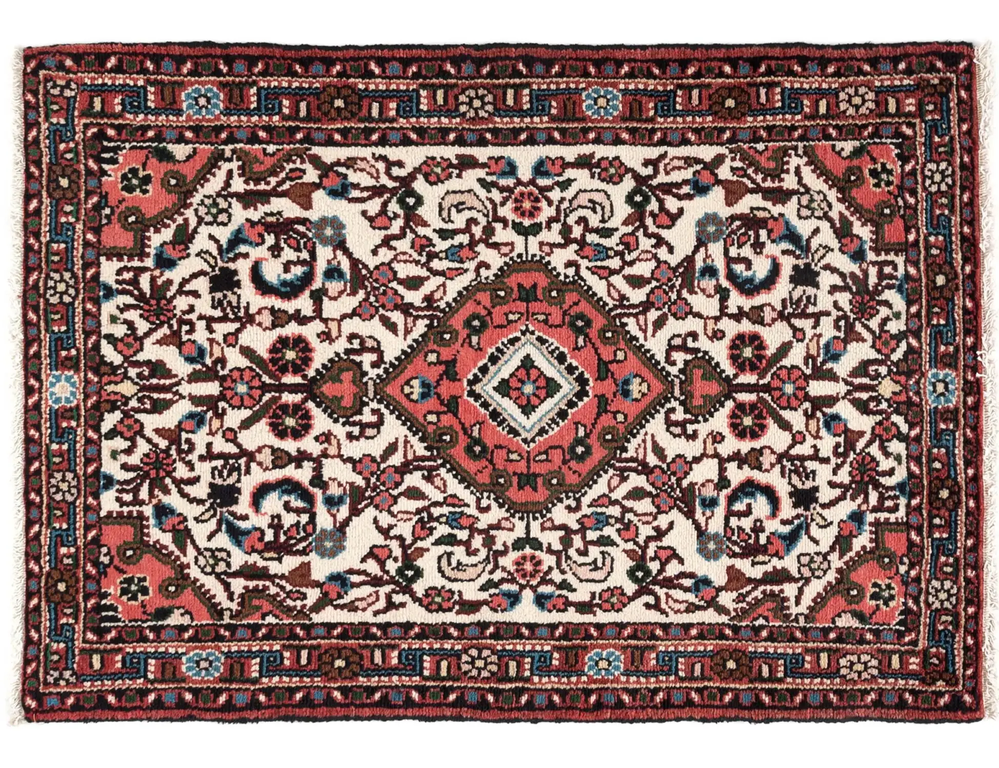Beige Persien Hamadan 115 x 76 cm
