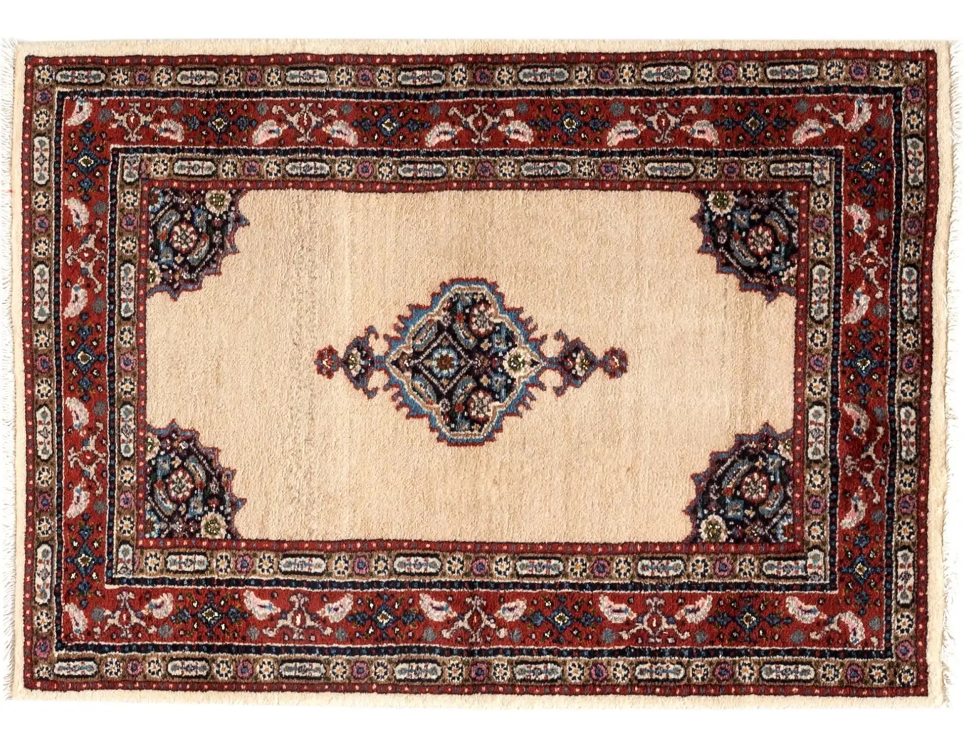 Grün Persien Moud 90 x 61 cm