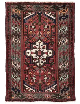 Red  Persia Hamadan  114 x 64 cm