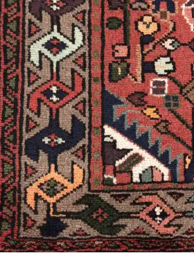 Red  Persia Hamadan  114 x 64 cm