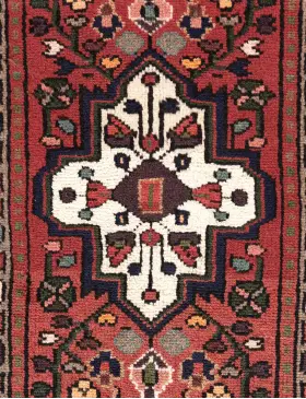 Red  Persia Hamadan  114 x 64 cm