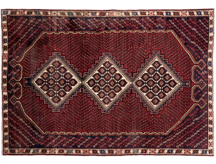 Rød Persien Hamadan 255 x 150 cm