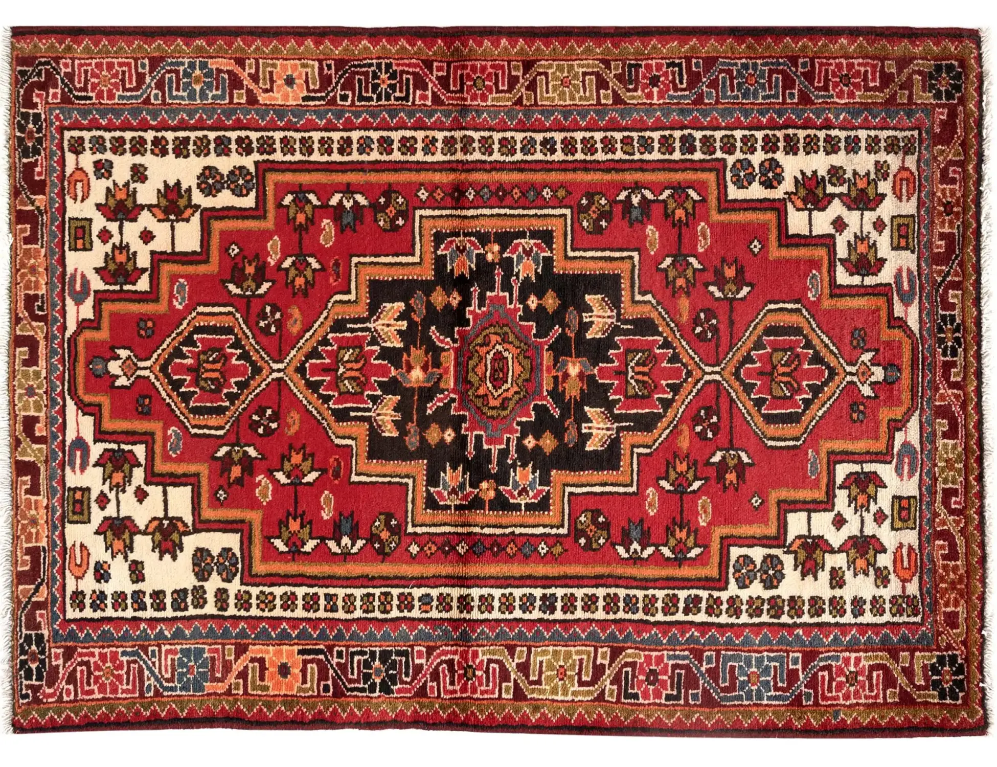 Rot Persien Hamadan 140 x 104 cm