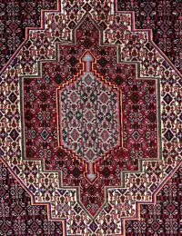Beige Persien Hamadan 100 x 75 cm - view 4