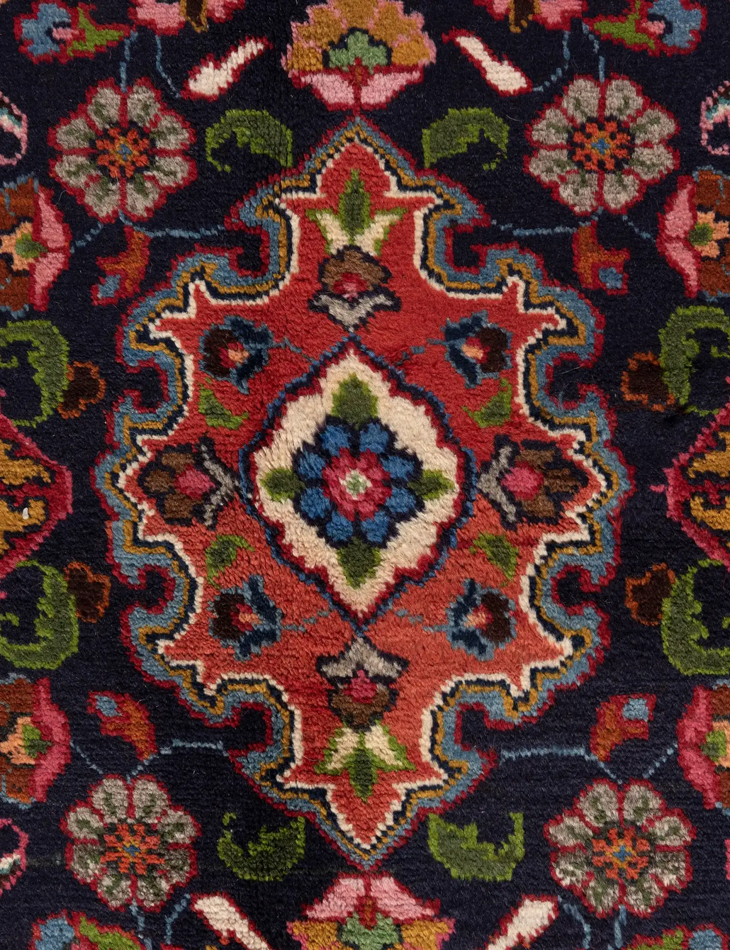 Rouge Persan Khorasan 242 x 155 cm - Tapis fait main unique