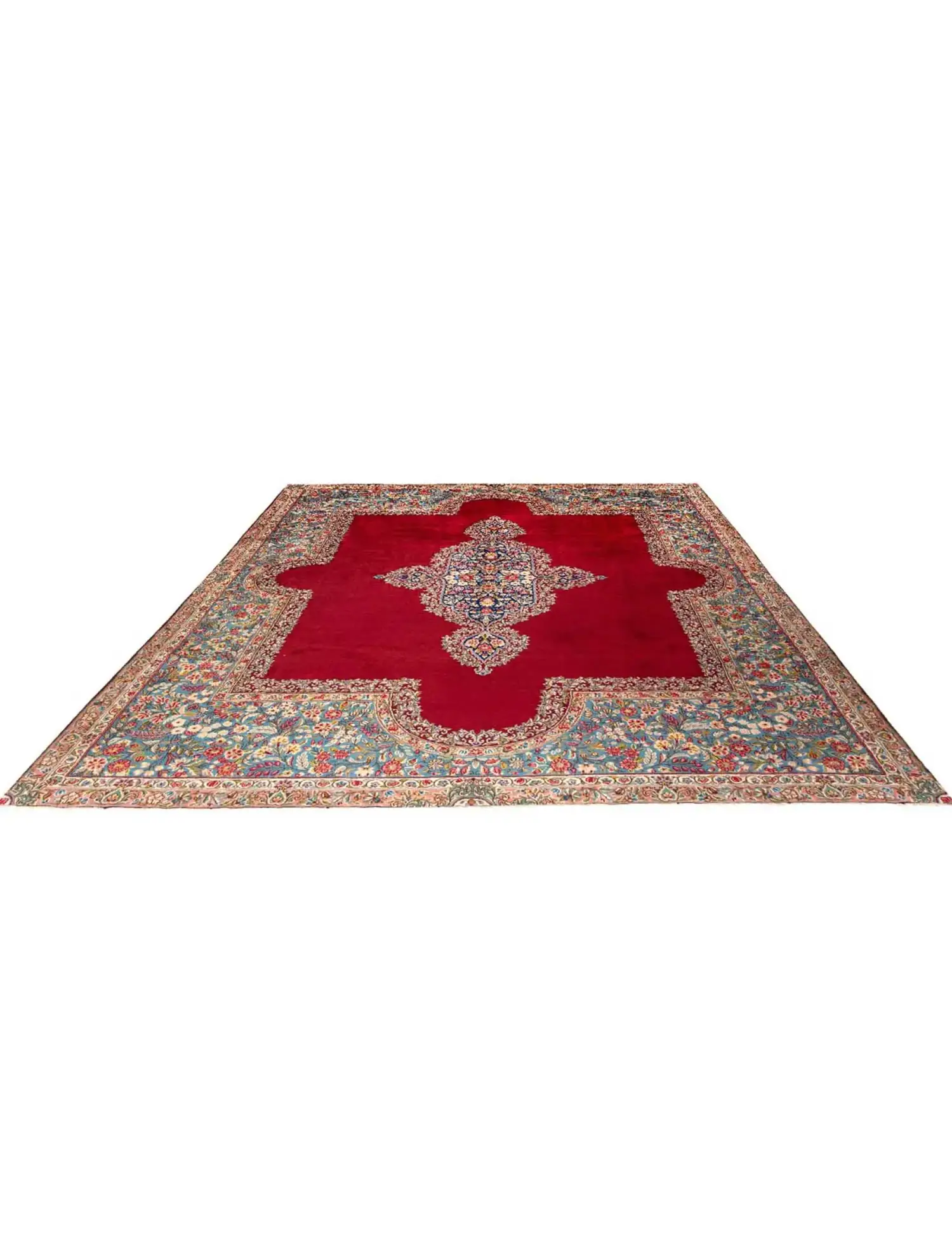 Punainen Persia Kerman 326 x 248 cm - Ainutlaatuinen käsintehty matto
