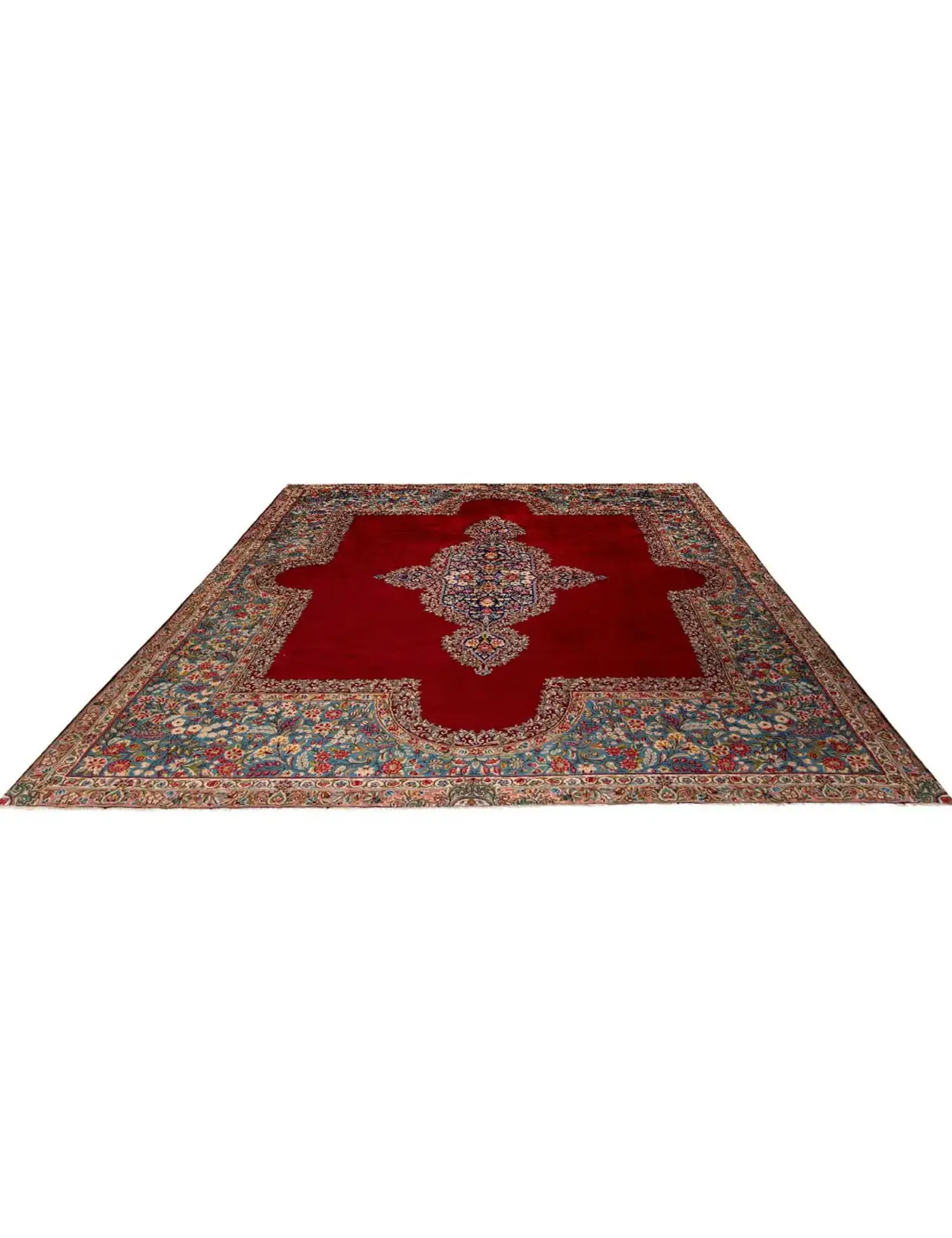 Punainen Persia Kerman 326 x 248 cm - Ainutlaatuinen käsintehty matto