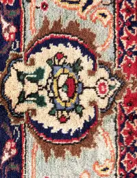 Blå Persien Tabriz 262 x 210 cm - view 3