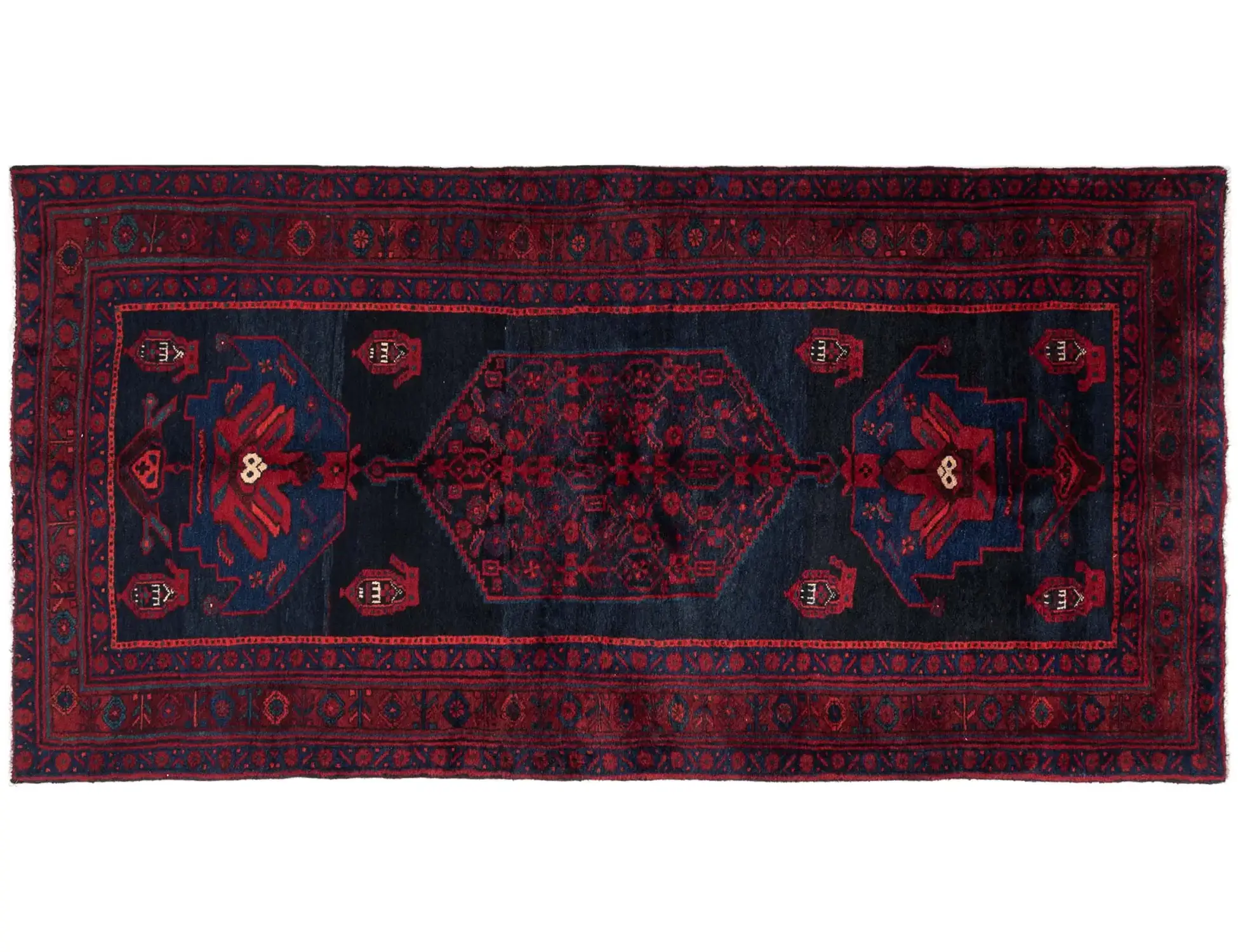 Blau Persien Hamadan 255 x 178 cm