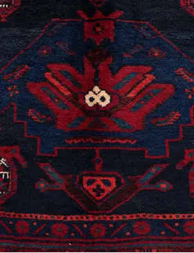 Blå Persia Hamadan  255 x 178 cm