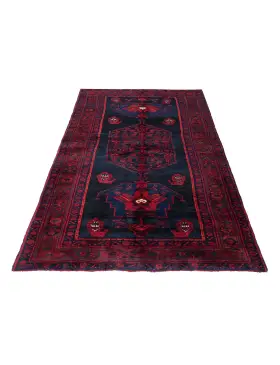 Blå Persia Hamadan  255 x 178 cm
