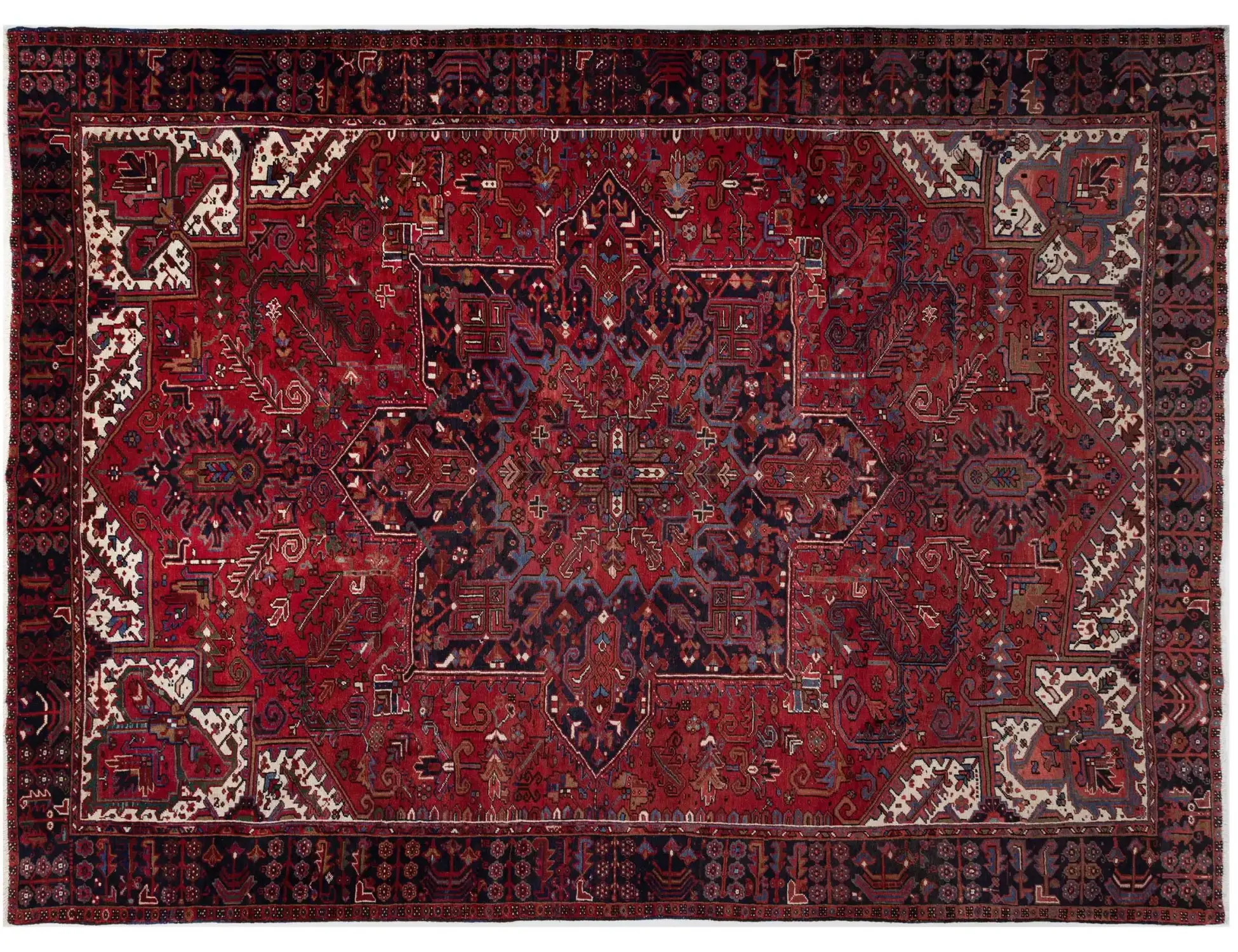 Rot Persien Heriz 386 x 302 cm