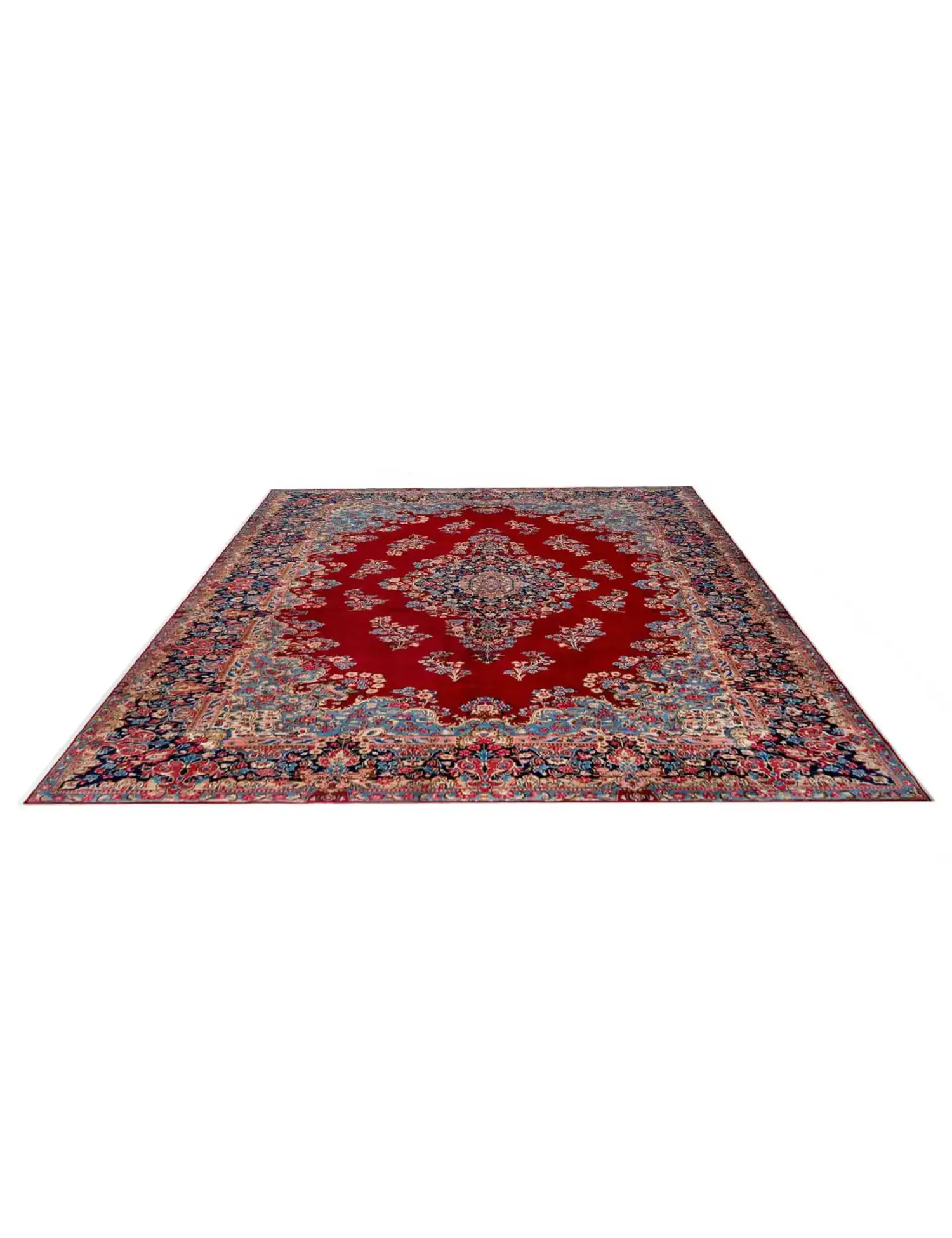 Rosso Persiano Kerman  493 x 292 cm - Tappeto unico fatto a mano