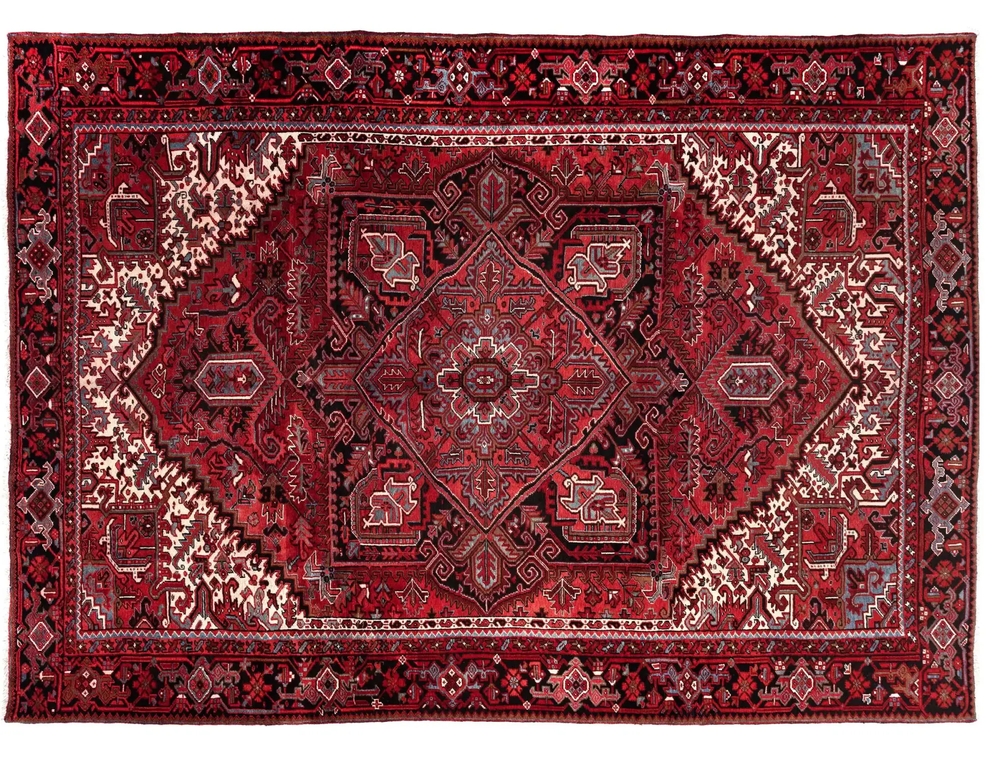 Rot Persien Heriz 390 x 300 cm