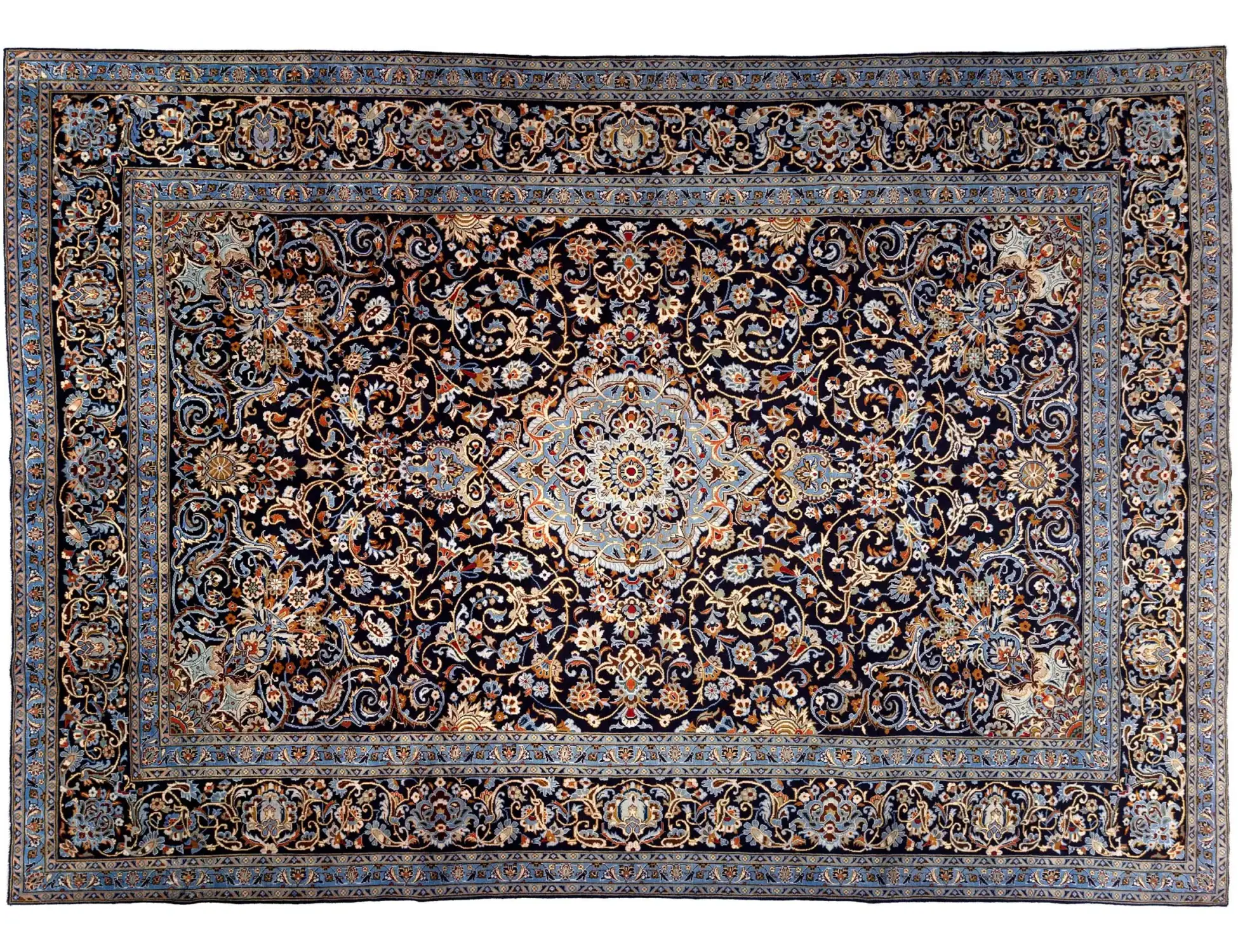 Blau Persien Keshan 407 x 296 cm
