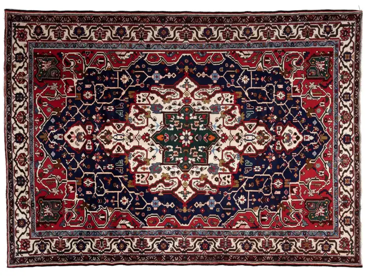 Bleu Persan Bakhtiar Patina 310 x 223 cm