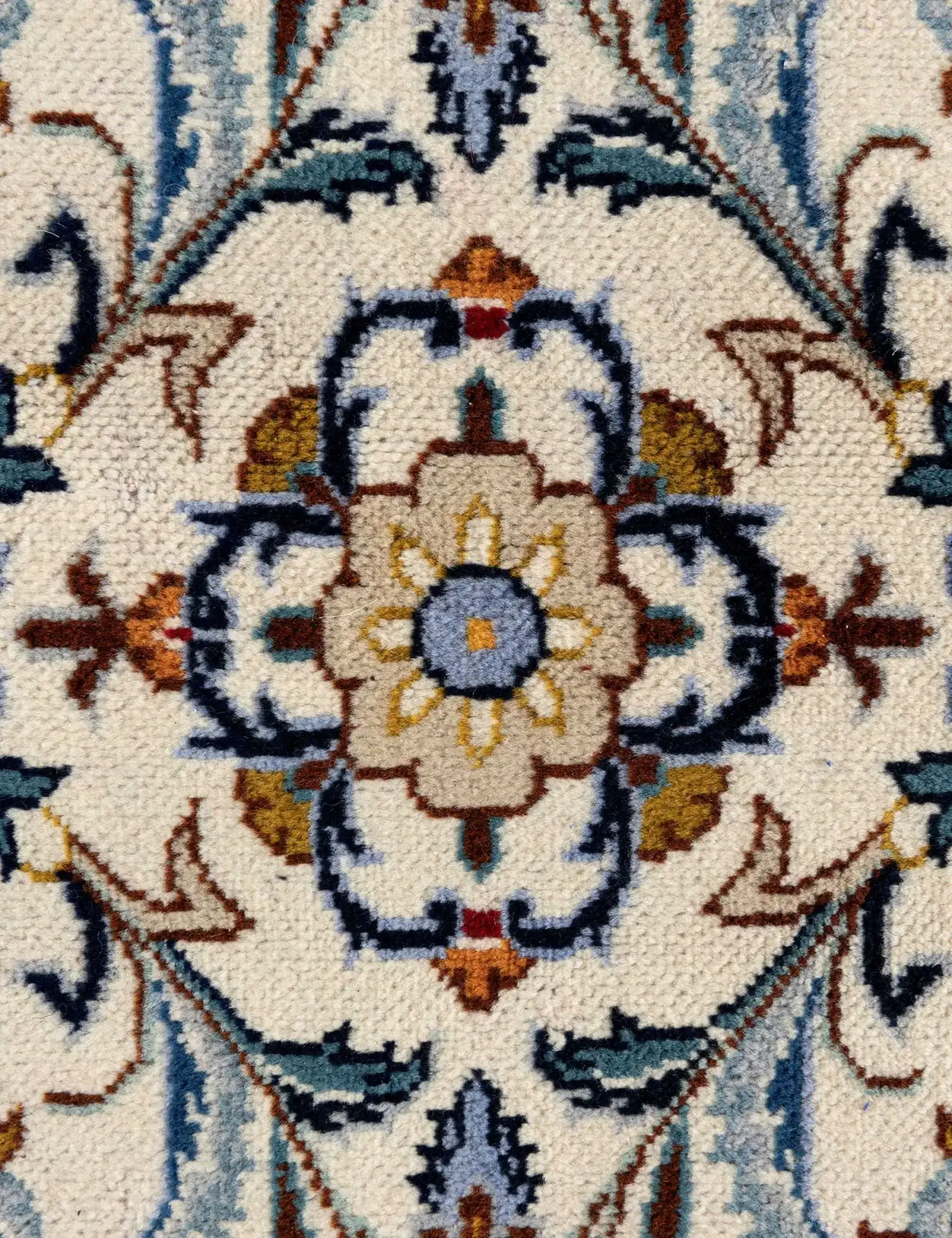 Beige persia Keshan Patina  348 x 275 cm - Unikt håndlaget teppe