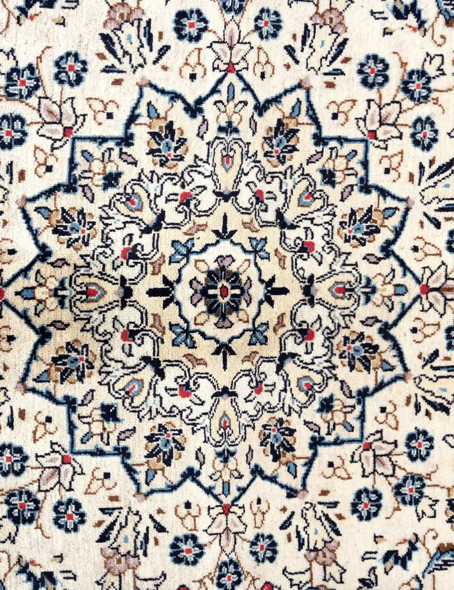 Beige Persiano Kashan Patina 295 x 195 cm - Tappeto unico fatto a mano