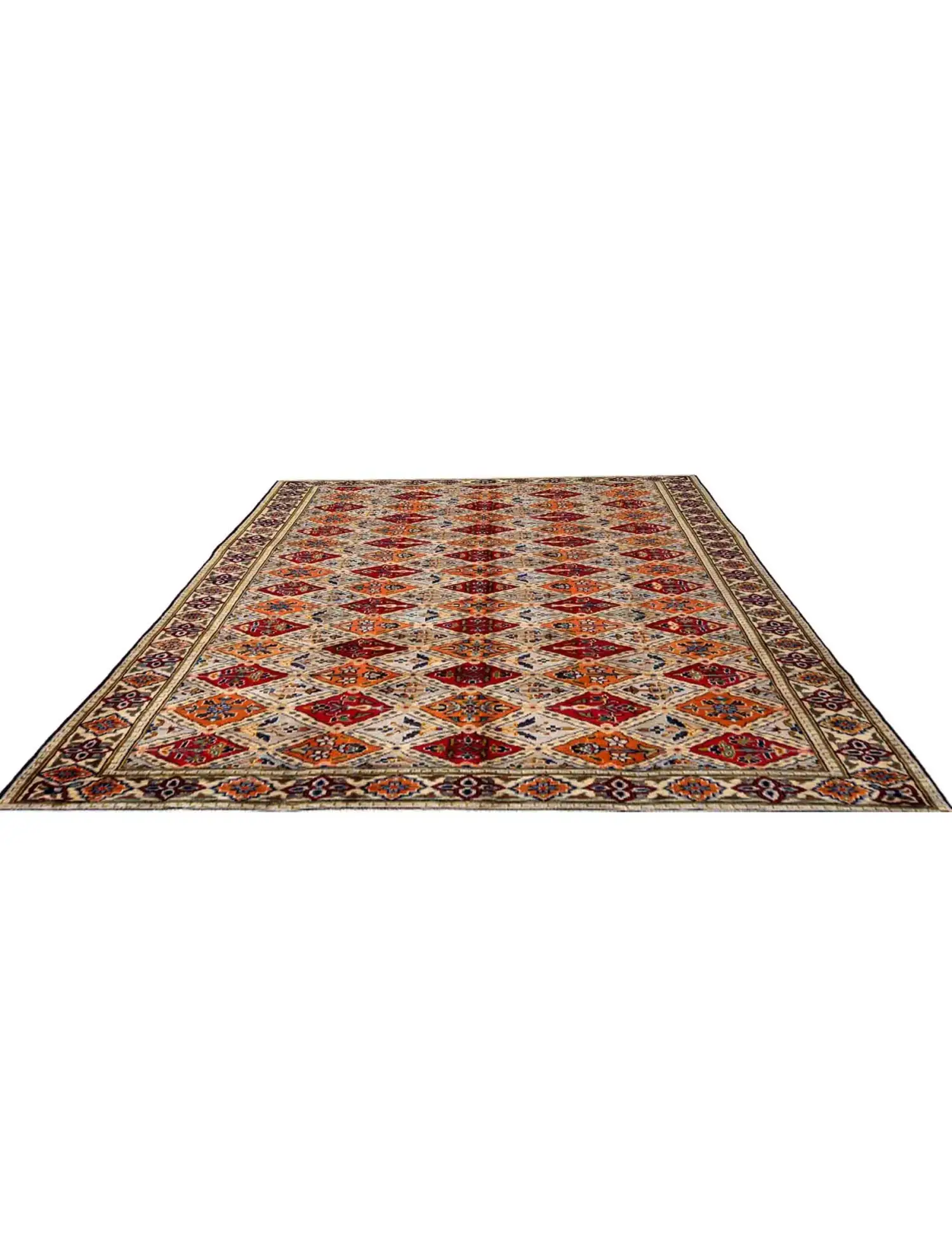 Beige Persia Tabriz Patina 274 x 173 cm - Ainutlaatuinen käsintehty matto