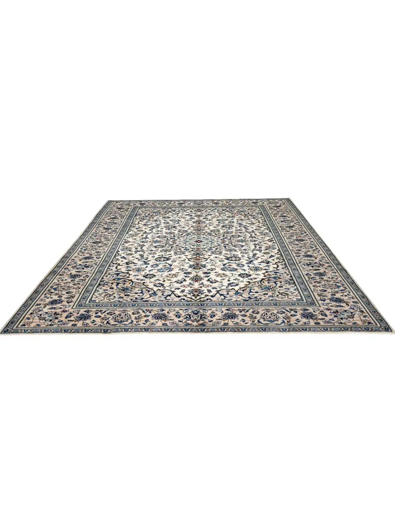 Beige Persien Kashan Patina 290 x 190 cm - Einzigartiger handgefertigter Teppich