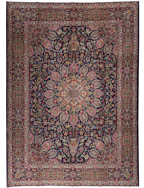 Blau Persien Kerman 388 x 297 cm