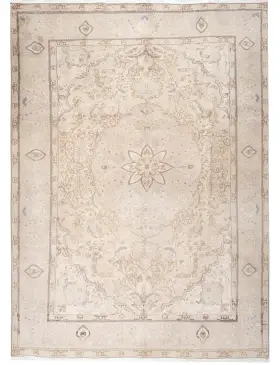 Beige Persien Persischer Vintage Teppich  284 x 210 cm