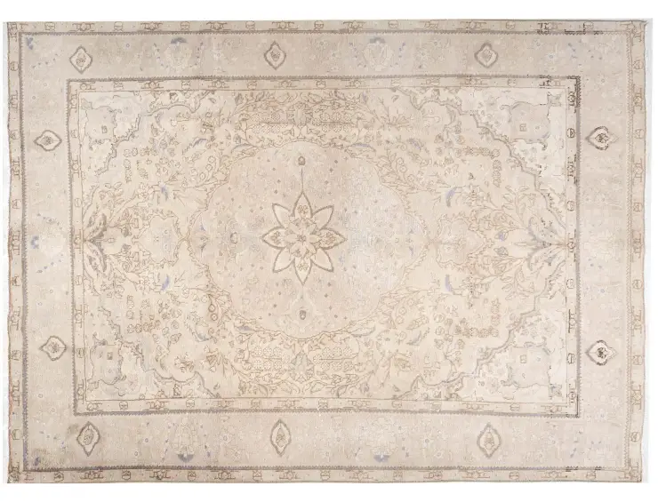 Beige Persa Alfombra persa vintage 284 x 210 cm