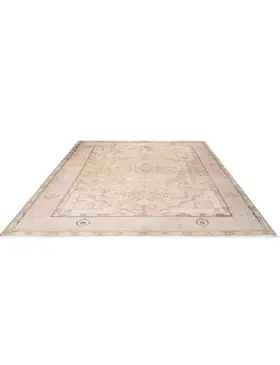 Beige Persien Persischer Vintage Teppich  284 x 210 cm