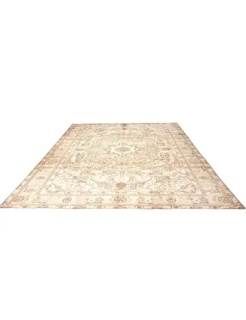 Beige Persan Tapis Persan vintage  296 x 197 cm