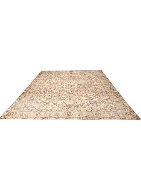 Beige Persan Tapis Persan vintage  296 x 197 cm