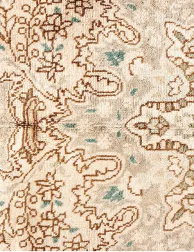 Beige  Persia Persian Vintage Carpet  296 x 197 cm