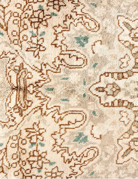 Beige Persan Tapis Persan vintage  296 x 197 cm