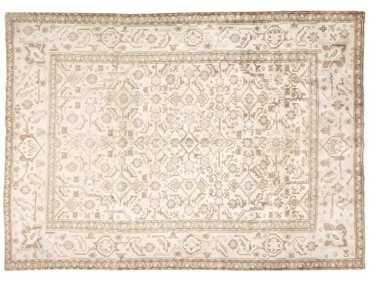 Beige Persien Persisk vintage matta 280 x 193 cm