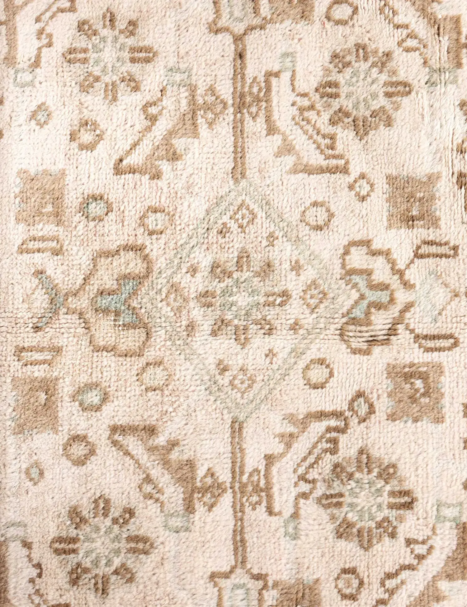 Beige Persien Persischer Vintage Teppich 280 x 193 cm - Einzigartiger handgefertigter Teppich