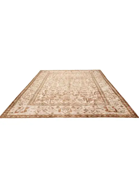 Beige Persiano Tappeto vintage persiano  280 x 193 cm