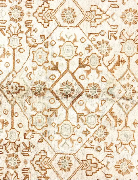 Beige Persiano Tappeto vintage persiano  280 x 193 cm
