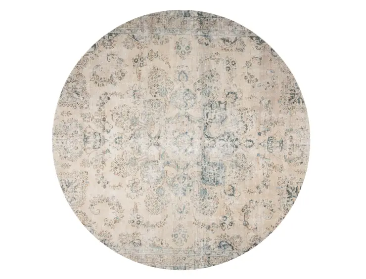 Beige Persia Persian Vintage Carpet 226 x 226 cm