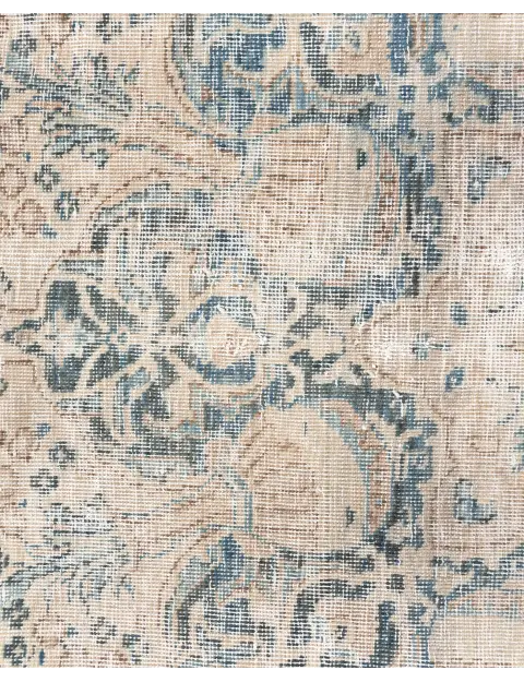 Beige Persien Persischer Vintage Teppich  226 x 226 cm