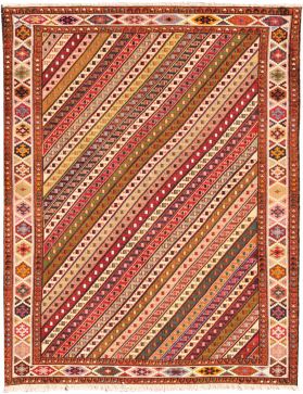 PERSIAN SILK KILIMS 204 x 115 monivärinen