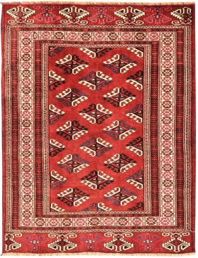 Persian Rug 200 x 130 red 