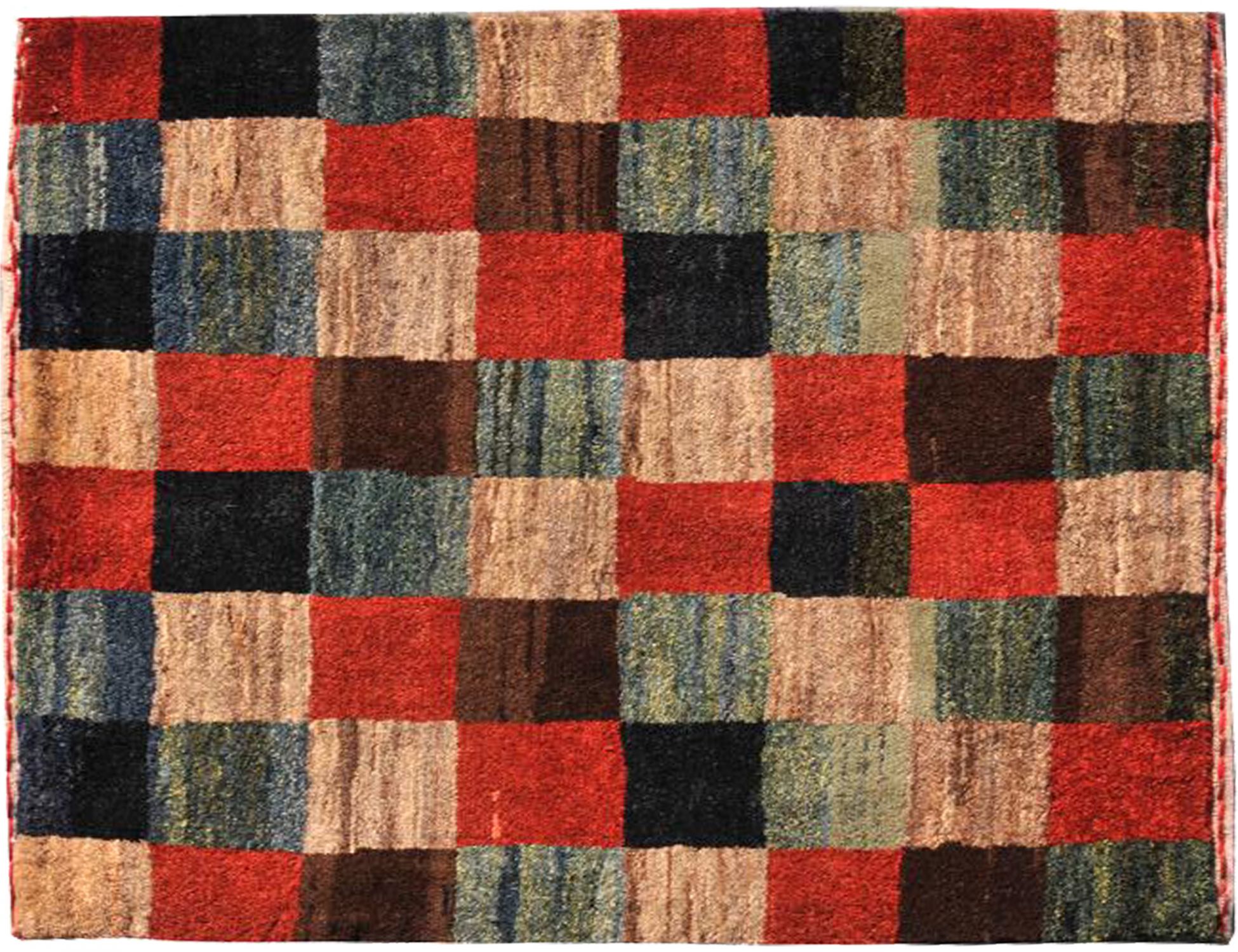 Perzische Gabbeh  multi kleur <br/>81 x 73 cm