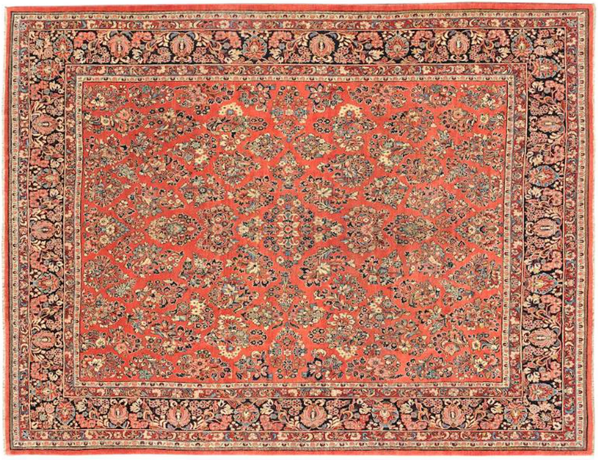 Persisk matta  blå <br/>424 x 324 cm