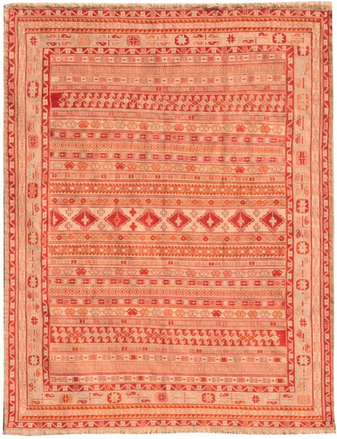 PERSIAN SILK KILIMS 196 x 124