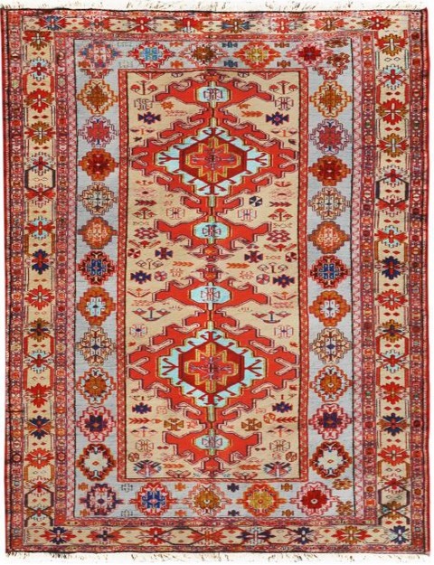 PERSIAN SILK KILIMS 210 x 123